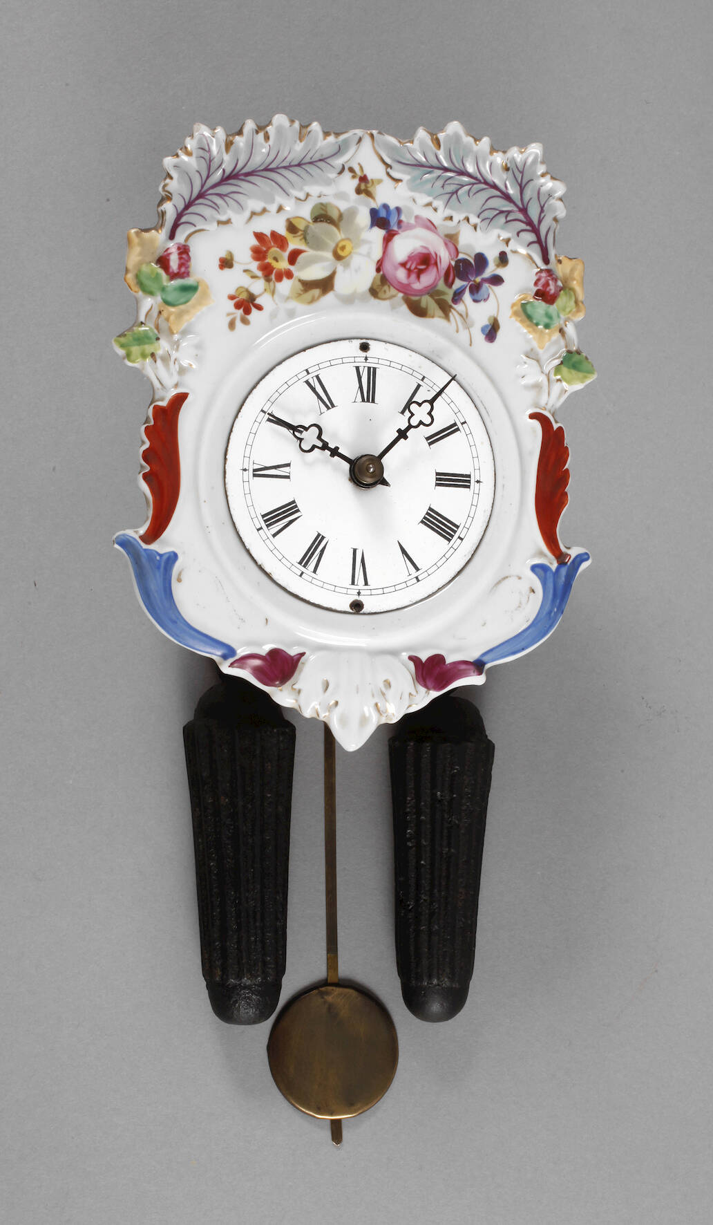 Porzellan-Schilderuhr