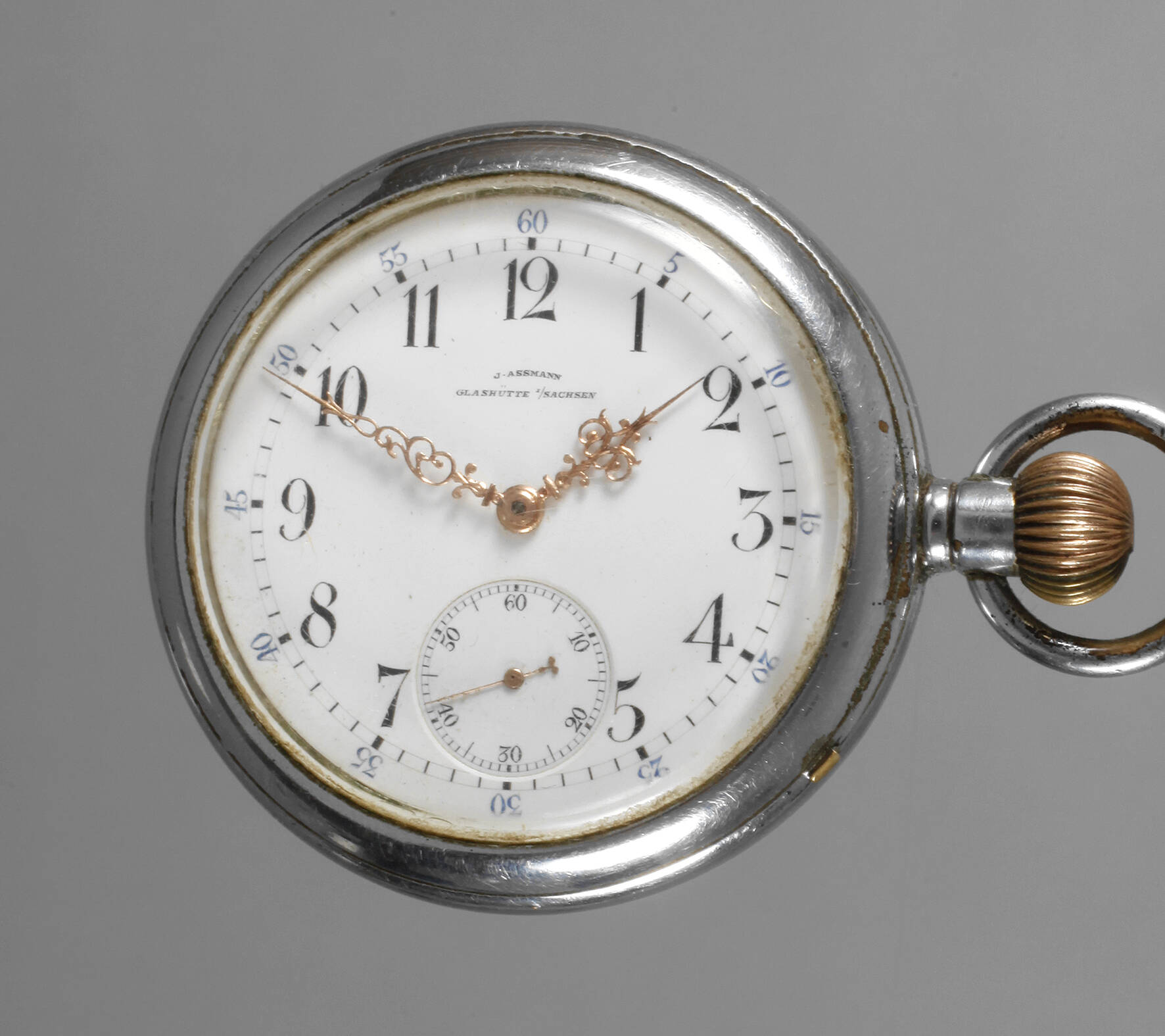 Taschenuhr J. Assmann Glashütte