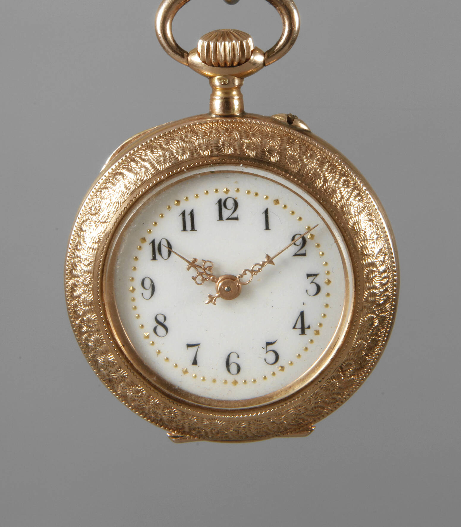 Damentaschenuhr Gold