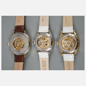 Drei Damenarmbanduhren Konstantin Weisz