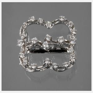 Feiner Kettenclip mit Diamantbesatz