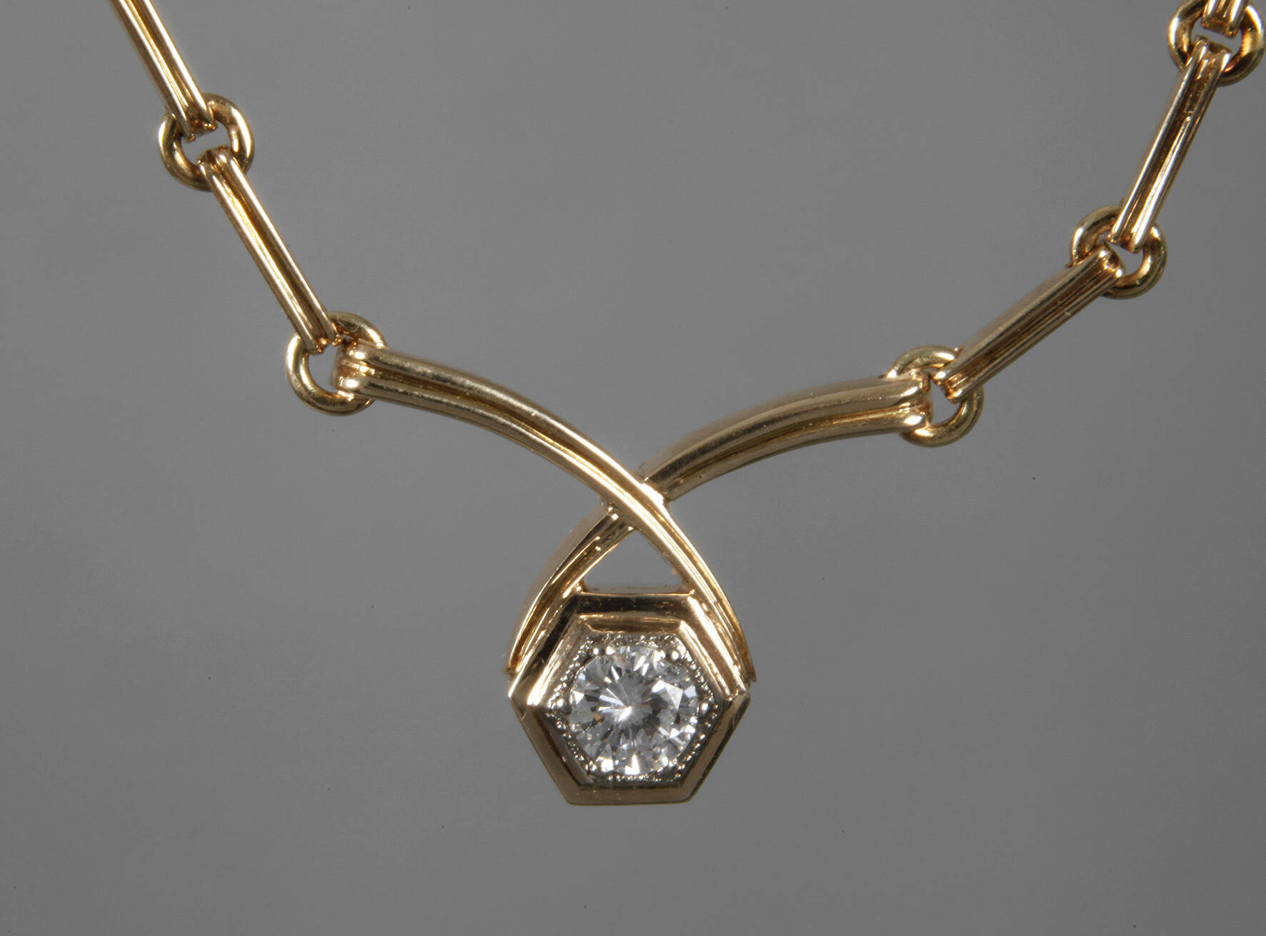 Collier mit Brillant