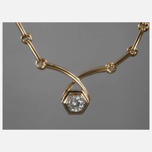 Collier mit Brillant