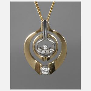 Anhänger mit Brillanten