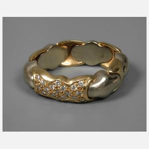 Gliederring mit Brillanten