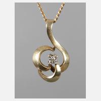 Diamantanhänger an Kette111
