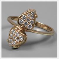 Damenring mit Brillanten111