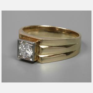 Herrenring mit Brillant