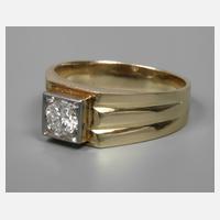 Herrenring mit Brillant111