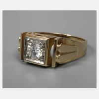 Herrenring mit Brillant111
