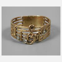Ring mit Notenschlüssel111