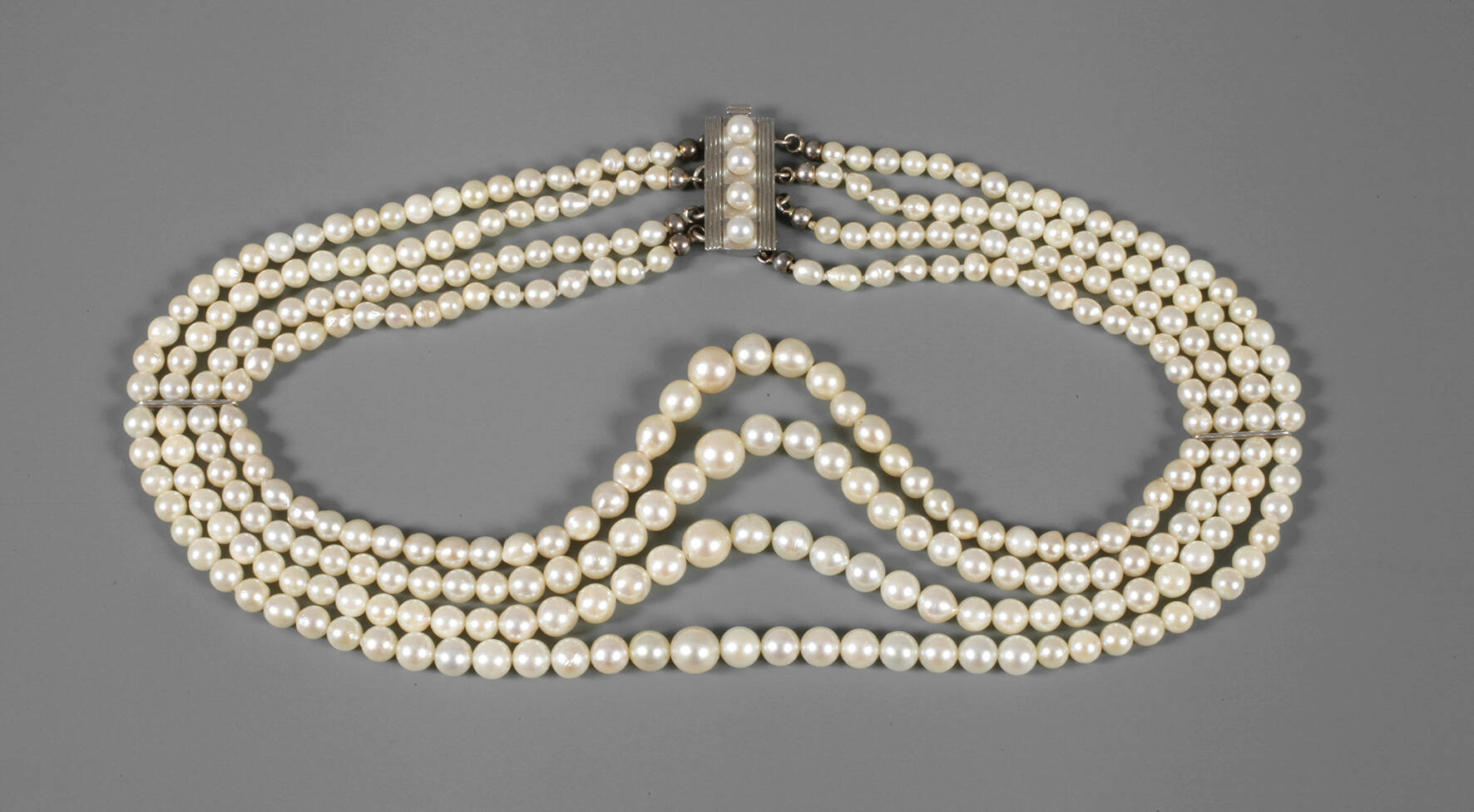 ENTFÄLLT: Vierreihiges Perlencollier