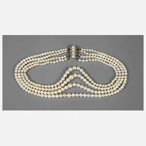 ENTFÄLLT: Vierreihiges Perlencollier