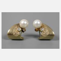 Paar Ohrringe mit Perlen111