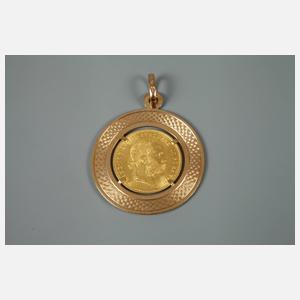 Münzanhänger 1 Dukat