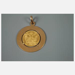 Münzanhänger 1 Dukat
