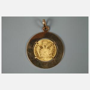 Münzanhänger 1 Dukat