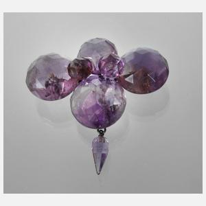 Amethystbrosche