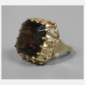 Damenring mit Rauchquarz