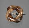 Brosche mit Diamant