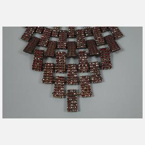 Großes Granat Collier