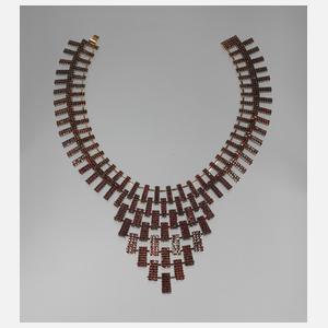 Großes Granat Collier