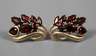 Paar Ohrringe mit Granaten