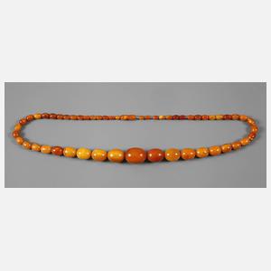 Bernsteincollier Butterscotch