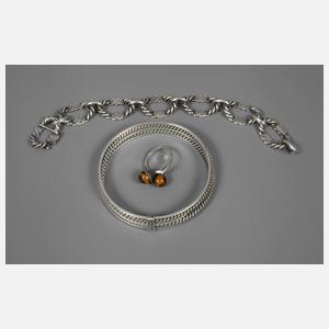 Konvolut Silberschmuck