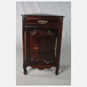 Paar Eckschränke barock