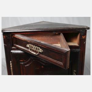Paar Eckschränke barock