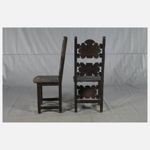 Paar Stühle Renaissance