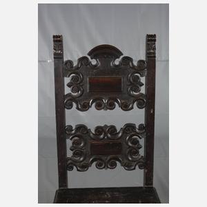 Paar Stühle Renaissance