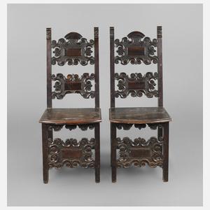 Paar Stühle Renaissance