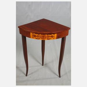 Paar Eckkonsolen Biedermeier