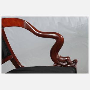 Paar Biedermeiersessel