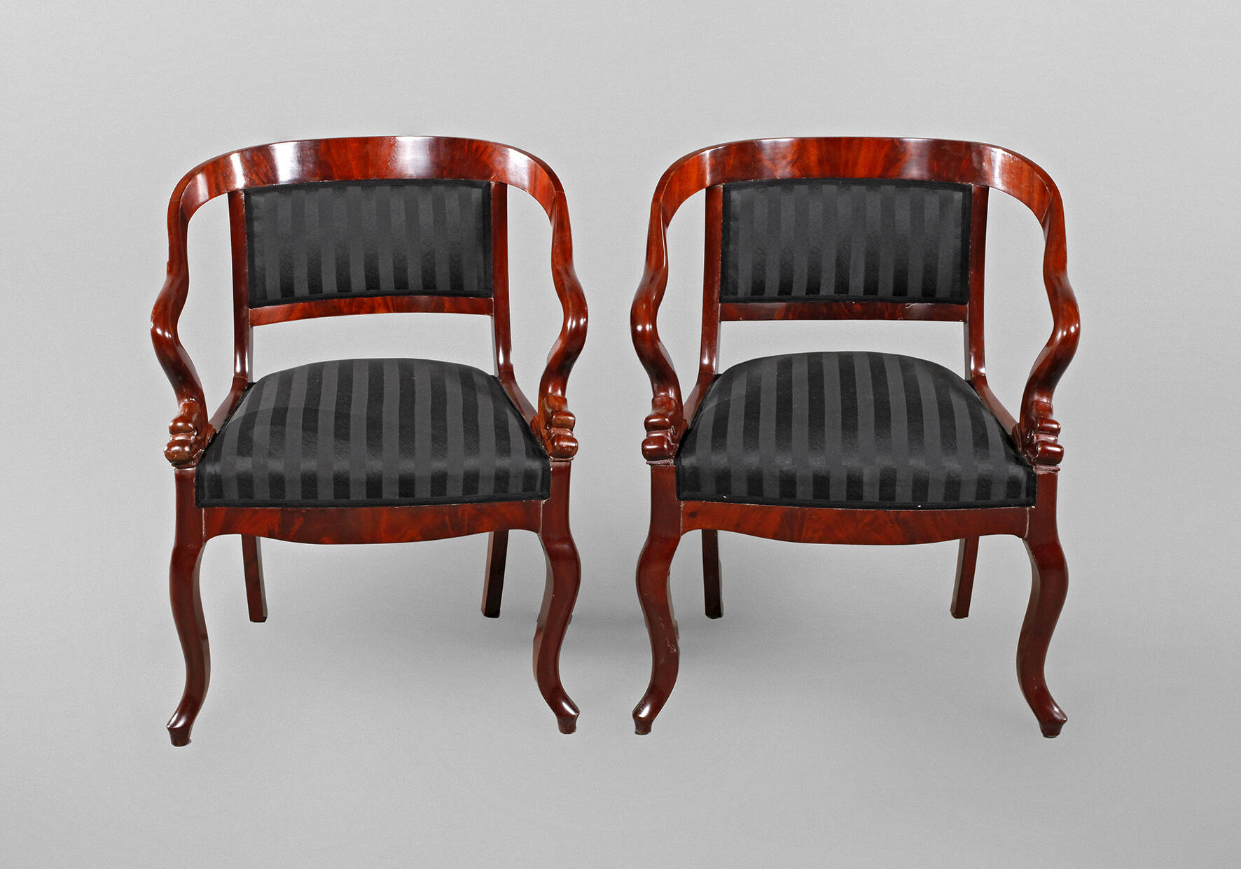 Paar Biedermeiersessel