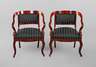 Paar Biedermeiersessel