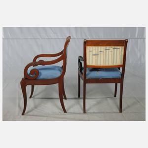 Paar Armlehnsessel Biedermeier