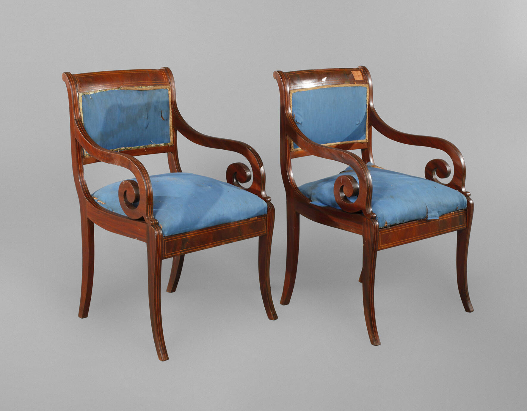 Paar Armlehnsessel Biedermeier