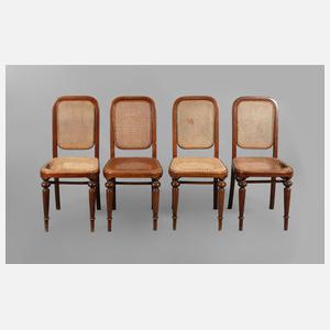 Vier Stühle Thonet