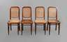 Vier Stühle Thonet