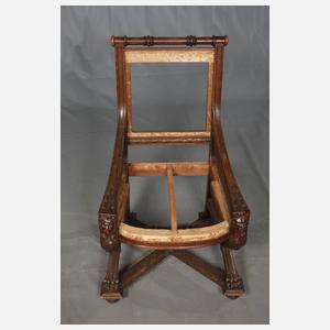 Paar ausgefallene Gründerzeitsessel