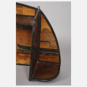 Kleines Wandregal Jugendstil