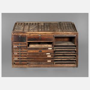 Setzkastenschrank