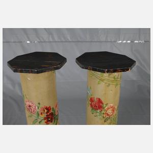 Paar Postamente Jugendstil