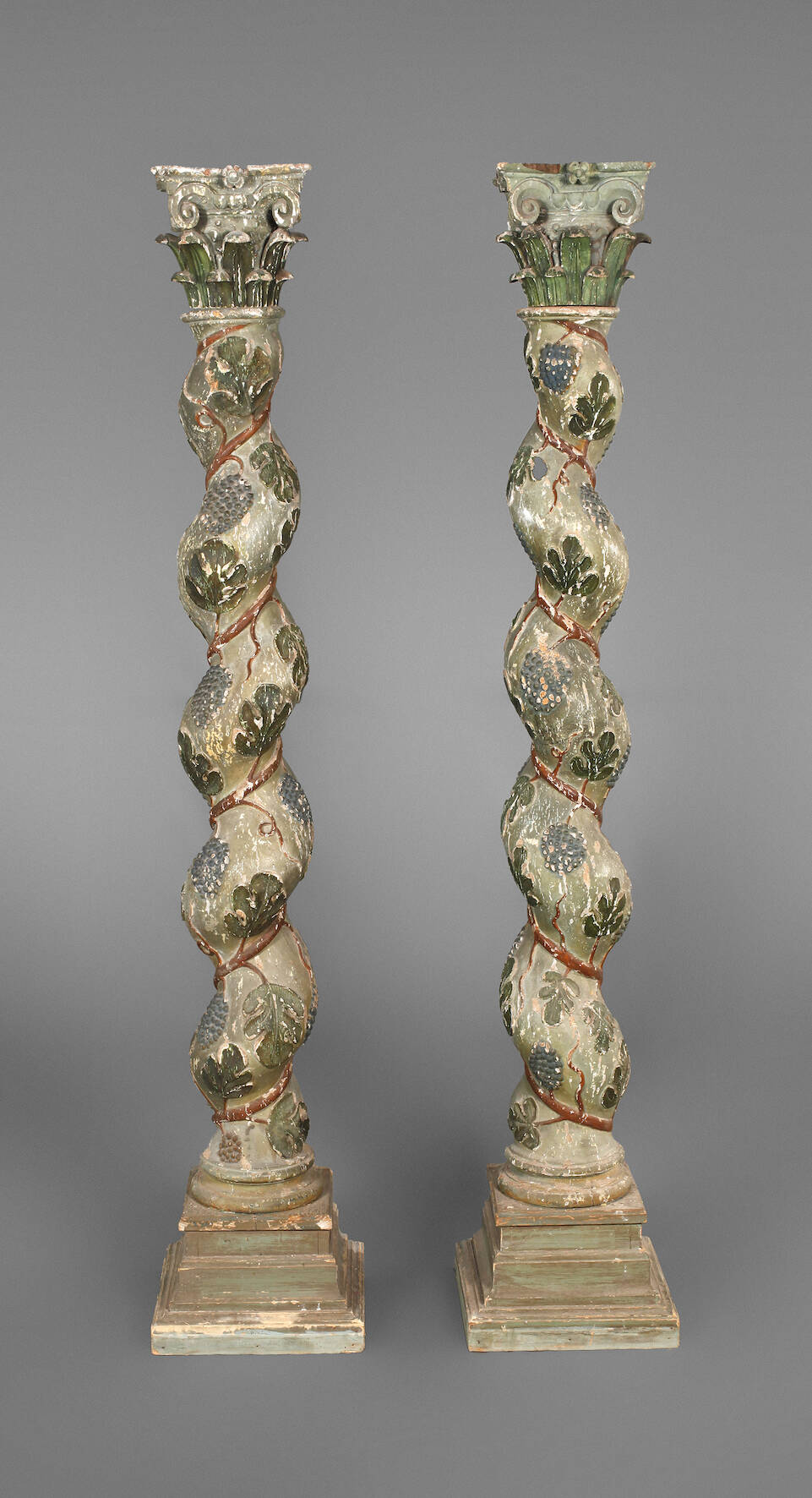 Paar barocke Säulen