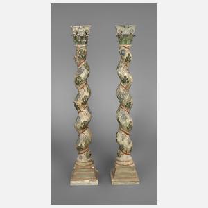 Paar barocke Säulen