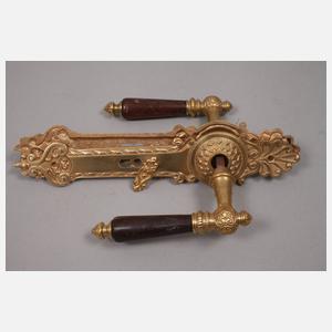 Fünf Türbeschläge Historismus