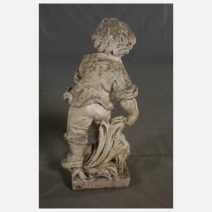 Zwei Gartenskulpturen